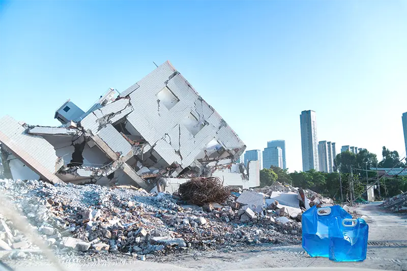 Folding Water Bag for Disaster relief