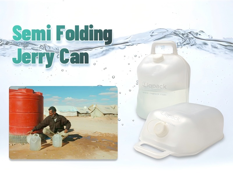 LDPE Semi Folding Jerry Can