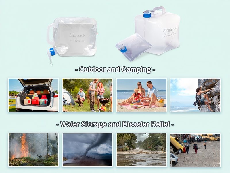 Collapsible Water Container for Camping