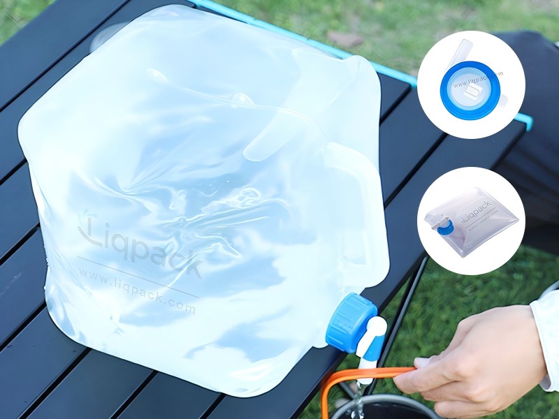 Collapsible Water Container for Trip Using