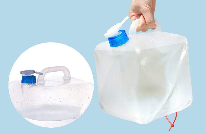 Handle for Collapsible Water Container