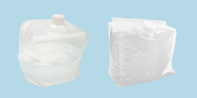 Selection between cubitainer and cheertainer
