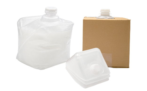 5L cubitainer with outer carton for liquid packaging