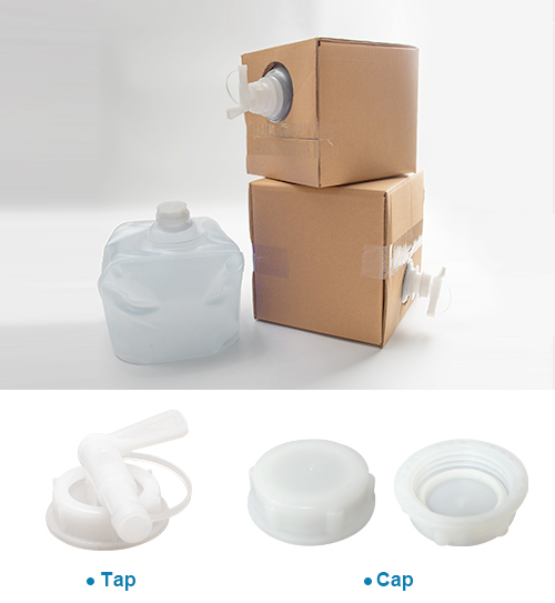 Cubitainer for food, syrup, sauce, vinegar