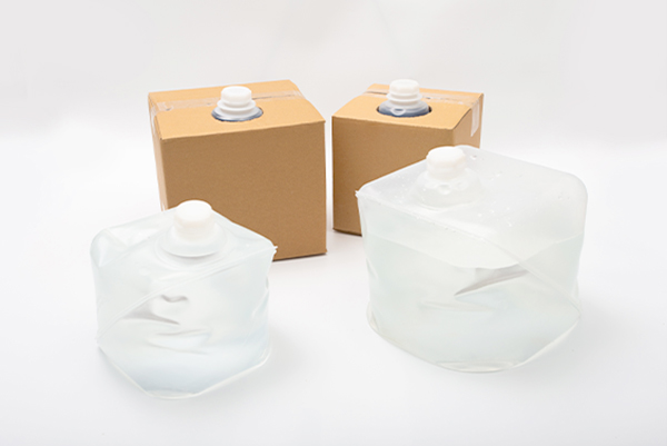Cubitainer for commercial soy sauce packaging