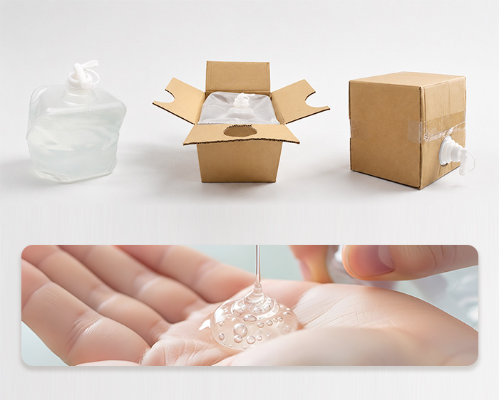 20L Cubitainer for hand sanitizer and disinfectant packaging