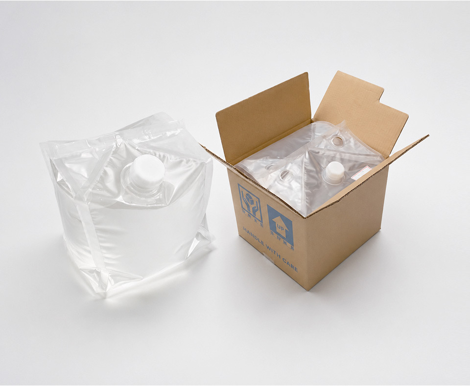 how Cheertainer works in form-fit bag-in-box packaging