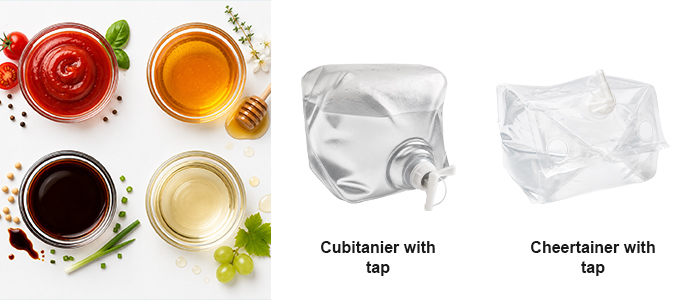 liquid food packaging for sauce vinegar and seasoning