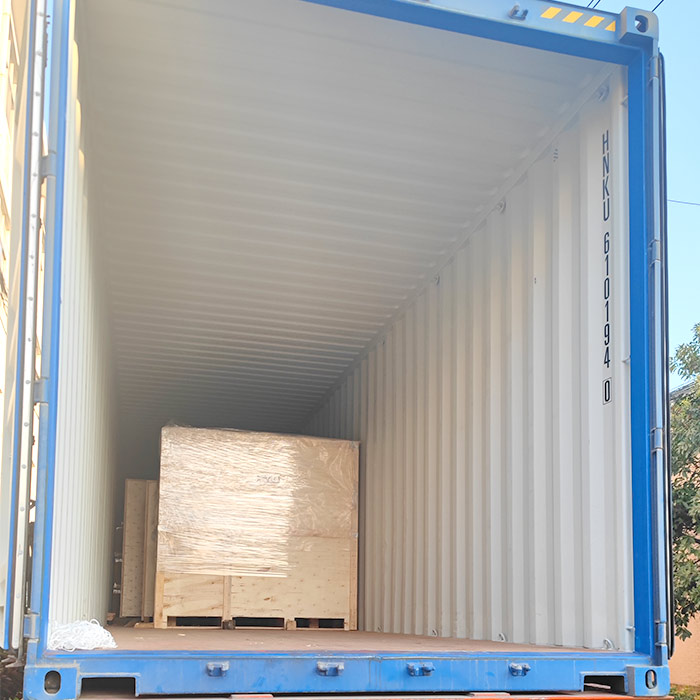 Machine packing and shipment reference for export filling machine projects