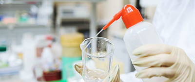 Selected sanitizer or disinfectant liquid projects after compatibility review