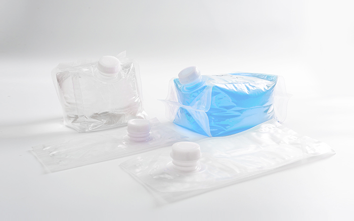 The liner holds the liquid