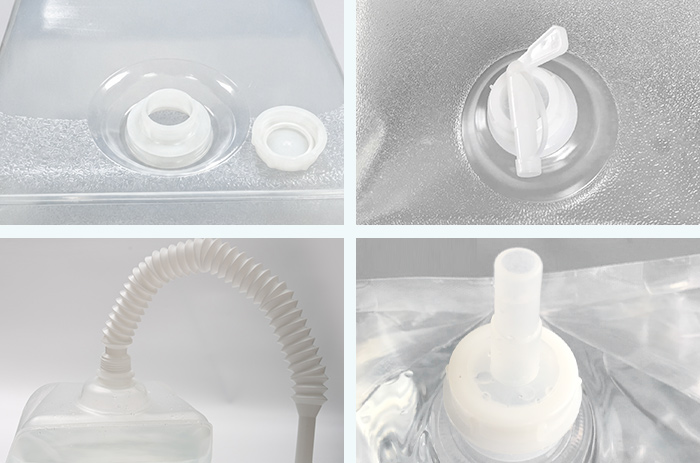 liquid packaging closure compatibility including caps taps spouts and vented closures