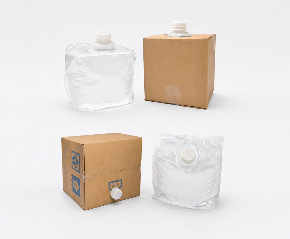 packaging compatibility testing for Cubitainer and Cheertainer liquid packaging