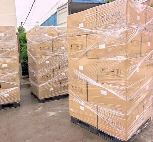 10L Cheertainer pallet loading for export shipment