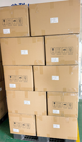 10L Cheertainer palletized and non-palletized loading comparison