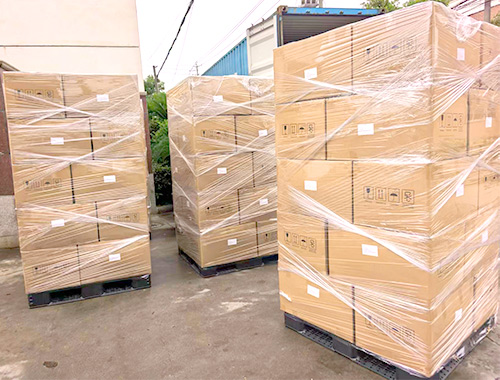 10L Cubitainer carton mark and pallet labe
