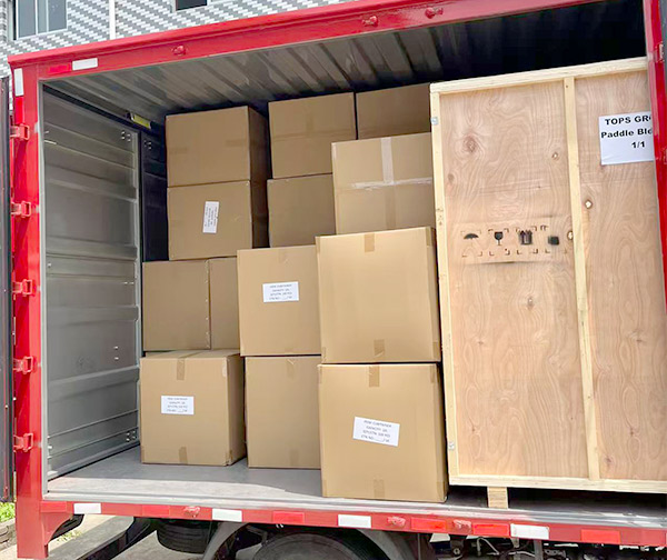 10L Cubitainer non-palletized container loading